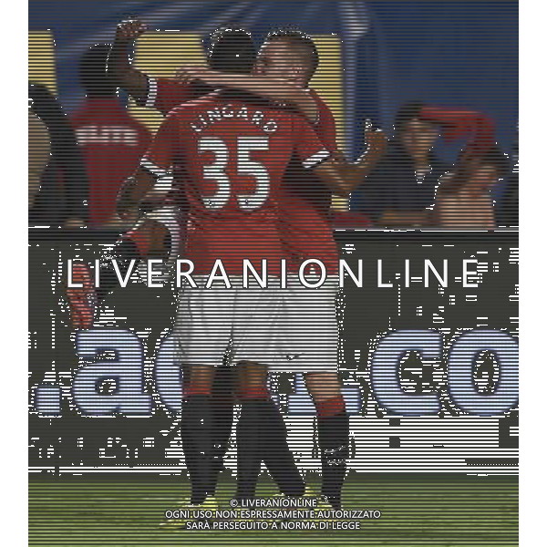 Guinnes International Champions Cup 2014 Finale Miami - 04.08.2014 Manchester United-Liverpool Nella Foto:lingard esulta /Ph.Vitez-Ag. Aldo Liverani