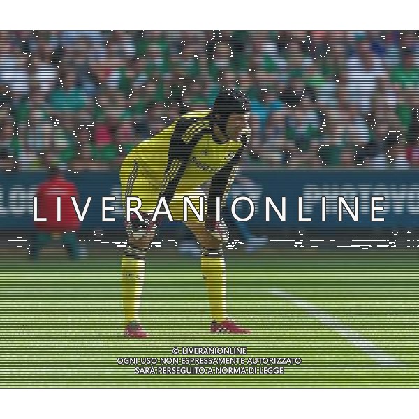 03.08.2014, Weserstadion, Bremen, GER, Testspiel, SV Werder Bremen vs FC Chelsea, im Bild Petr Cech (Chelsea FC #1) // during a friedly match between SV Werder Bremen and Chelsea FC at the Weserstadion in Bremen, Germany on 2014/08/03. EXPA Pictures © 2014, PhotoCredit: EXPA/ Andreas Gumz *****ATTENTION - OUT of GER***** AG ALDO LIVERANI SAS ONLY ITALY
