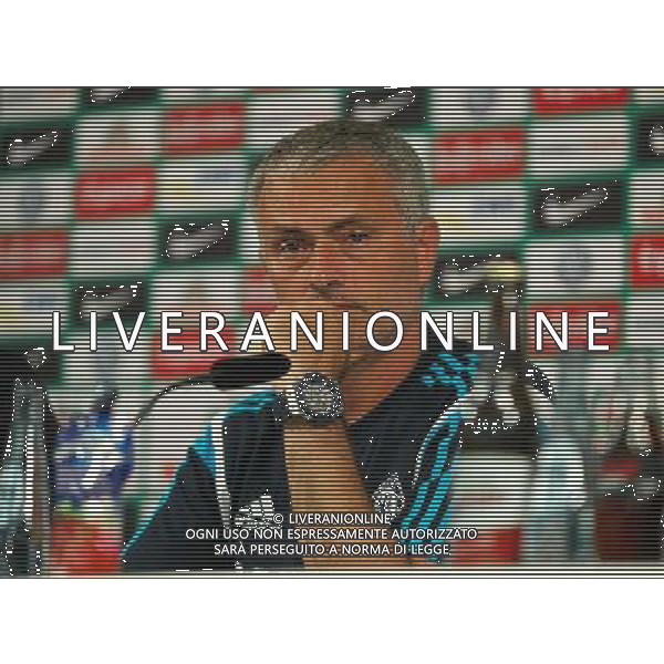 03.08.2014, Weserstadion, Bremen, GER, Testspiel, SV Werder Bremen vs FC Chelsea, im Bild Jose Mourinho (Erster Teammanager Chelsea FC) bei der Pressekonferenz // during a friedly match between SV Werder Bremen and Chelsea FC at the Weserstadion in Bremen, Germany on 2014/08/03. EXPA Pictures © 2014, PhotoCredit: EXPA/ Andreas Gumz *****ATTENTION - OUT of GER***** AG ALDO LIVERANI SAS ONLY ITALY