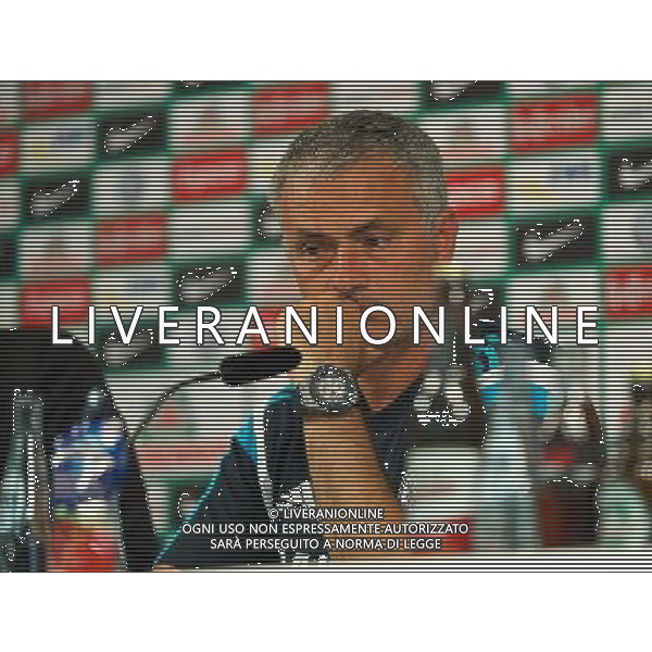 03.08.2014, Weserstadion, Bremen, GER, Testspiel, SV Werder Bremen vs FC Chelsea, im Bild Jose Mourinho (Erster Teammanager Chelsea FC) bei der Pressekonferenz // during a friedly match between SV Werder Bremen and Chelsea FC at the Weserstadion in Bremen, Germany on 2014/08/03. EXPA Pictures © 2014, PhotoCredit: EXPA/ Andreas Gumz *****ATTENTION - OUT of GER***** AG ALDO LIVERANI SAS ONLY ITALY