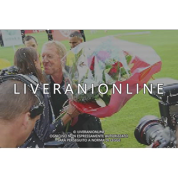 Alex DUPONT / Corinne DIACRE - 04.08.2014 - Brest / Clermont - 1er journee de Ligue 2 Photo : Maxime Kerriou / Icon Sport AG ALDO LIVERANI SAS ONLY ITALY