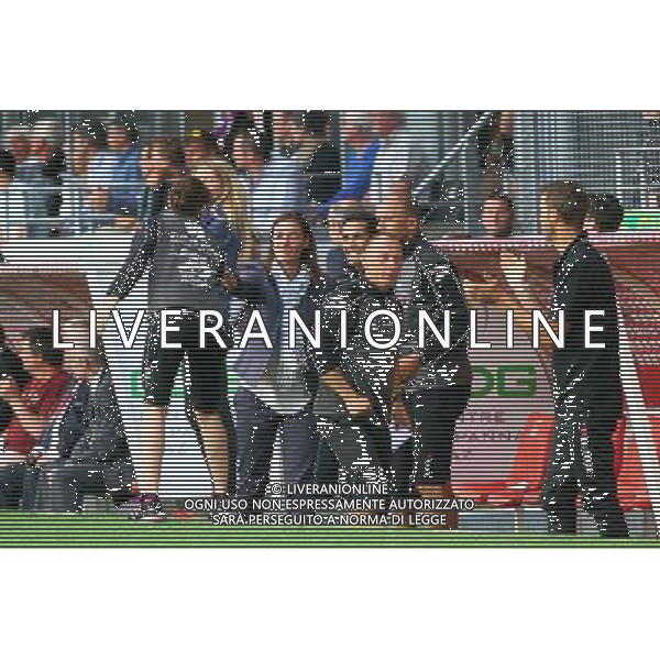 Joie Clermont / Corinne DIACRE - 04.08.2014 - Brest / Clermont - 1er journee de Ligue 2 Photo : Maxime Kerriou / Icon Sport AG ALDO LIVERANI SAS ONLY ITALY