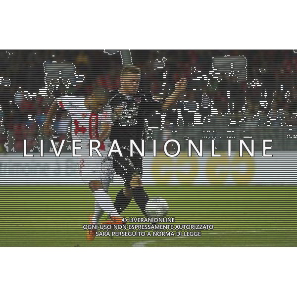 But Alexandre ALPHONSE - 04.08.2014 - Brest / Clermont - 1er journee de Ligue 2 Photo : Maxime Kerriou / Icon Sport AG ALDO LIVERANI SAS ONLY ITALY