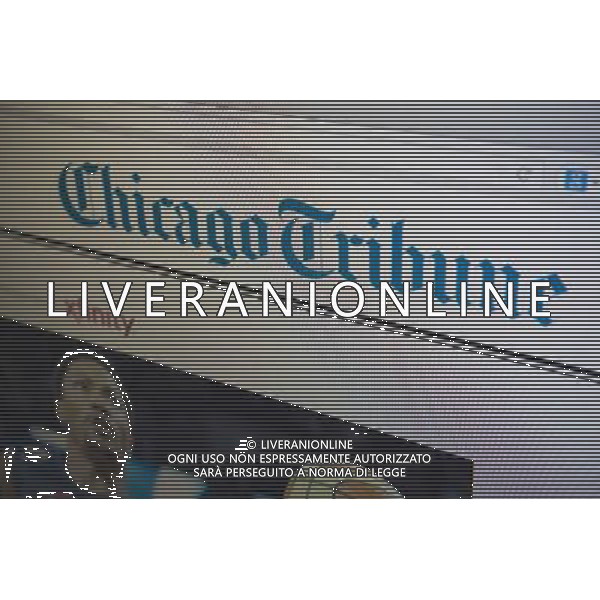 The newly designed website of the Chicago Tribune is seen on a computer screen on Tuesday, August 5, 2014. The Tribune Company has spun off its print publications including the Los Angeles Times, the Chicago Tribune and eight other publications. The new company started trading today on the New York Stock Exchange and it has been rebranded Tribune Publishing. Tribune Publishing expects to invest heavily the digital platform, particularly mobile. ¬ Richard B. Levine) ©PHOTOSHOT/Agenzia Aldo Liverani sas - ITALY ONLY - EDITORIAL USE ONLY - La Societa\' Tribune ha scorporato le sue pubblicazioni di stampa, tra cui il Los Angeles Times, il Chicago Tribune e otto altre pubblicazioni. La nuova societa\' ha iniziato la negoziazione sul New York Stock Exchange ed e\' stato rinominato Tribune Publishing