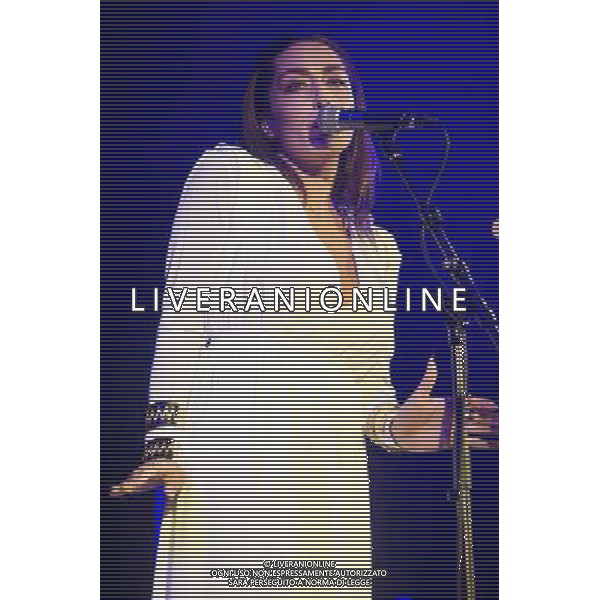 British Singer-songwriter Deliah (born Paloma Ayana Stoecker) performs at Union Chapel, London, England, UK on Tuesday 5th August 2014, the first date on her #NoFilter Tour. ©PHOTOSHOT/Agenzia Aldo Liverani sas - ITALY ONLY - EDITORIAL USE ONLY