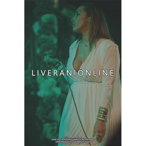 British Singer-songwriter Deliah (born Paloma Ayana Stoecker) performs at Union Chapel, London, England, UK on Tuesday 5th August 2014, the first date on her #NoFilter Tour. ©PHOTOSHOT/Agenzia Aldo Liverani sas - ITALY ONLY - EDITORIAL USE ONLY