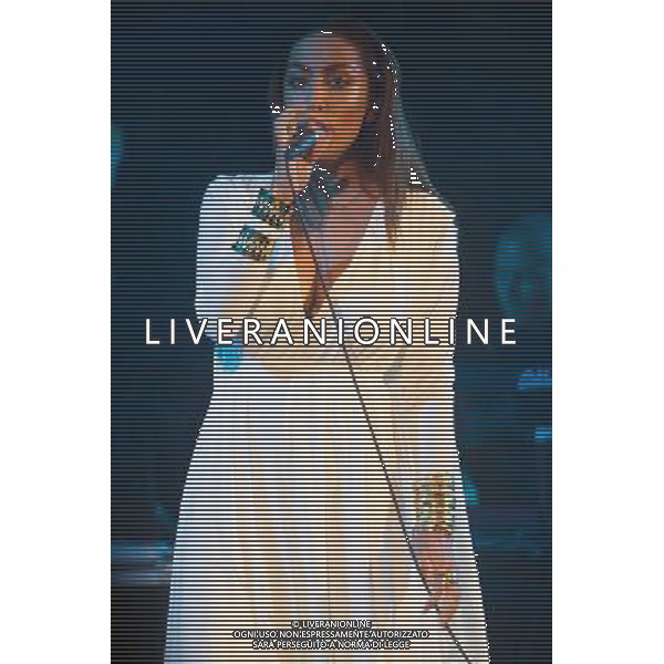 British Singer-songwriter Deliah (born Paloma Ayana Stoecker) performs at Union Chapel, London, England, UK on Tuesday 5th August 2014, the first date on her #NoFilter Tour. ©PHOTOSHOT/Agenzia Aldo Liverani sas - ITALY ONLY - EDITORIAL USE ONLY