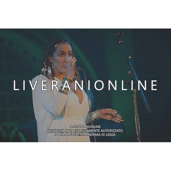 British Singer-songwriter Deliah (born Paloma Ayana Stoecker) performs at Union Chapel, London, England, UK on Tuesday 5th August 2014, the first date on her #NoFilter Tour. ©PHOTOSHOT/Agenzia Aldo Liverani sas - ITALY ONLY - EDITORIAL USE ONLY