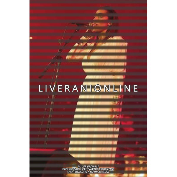 British Singer-songwriter Deliah (born Paloma Ayana Stoecker) performs at Union Chapel, London, England, UK on Tuesday 5th August 2014, the first date on her #NoFilter Tour. ©PHOTOSHOT/Agenzia Aldo Liverani sas - ITALY ONLY - EDITORIAL USE ONLY