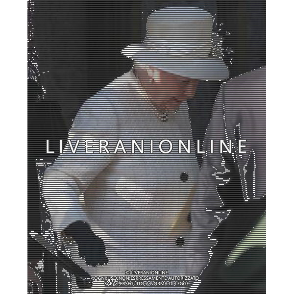 Queen Elizabeth II leaves Crathie Kirk Church in Crathie, Aberdeenshire for a service of commemoration to mark the start of the First World War. ©PHOTOSHOT/Agenzia Aldo Liverani sas - ITALY ONLY - EDITORIAL USE ONLY - REALI INGLESI: Membri della famiglia reale durante la commemorazione del centenario dello scoppio della prima guerra mondiale a Londra, Lunedi, 4 agosto 2014.