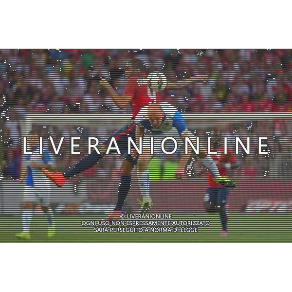 Ronny RODELIN / Stephane GRICHTING - 05.08.2014 - Lille / Grasshopper Zurich - 3emeTour Champions League Photo : Dave Winter / Icon Sport