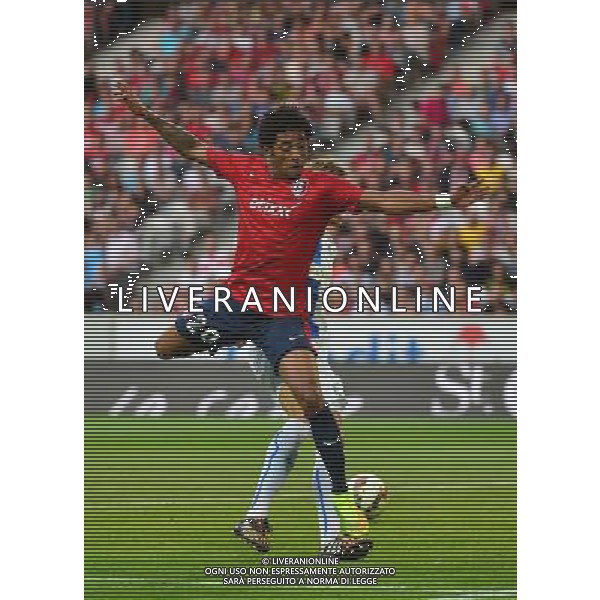 Ryan MENDES / Michael LANG - 05.08.2014 - Lille / Grasshopper Zurich - 3emeTour Champions League Photo : Dave Winter / Icon Sport