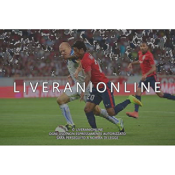 Ryan MENDES / Stephane GRICHTING - 05.08.2014 - Lille / Grasshopper Zurich - 3emeTour Champions League Photo : Dave Winter / Icon Sport