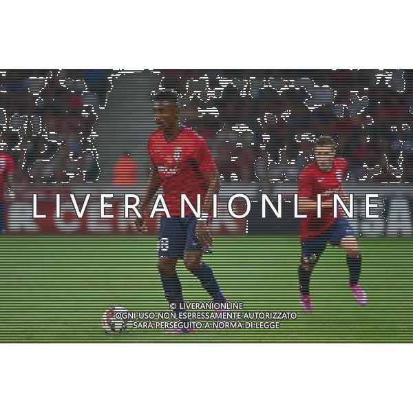 Salomon KALOU - 05.08.2014 - Lille / Grasshopper Zurich - 3emeTour Champions League Photo : Dave Winter / Icon Sport