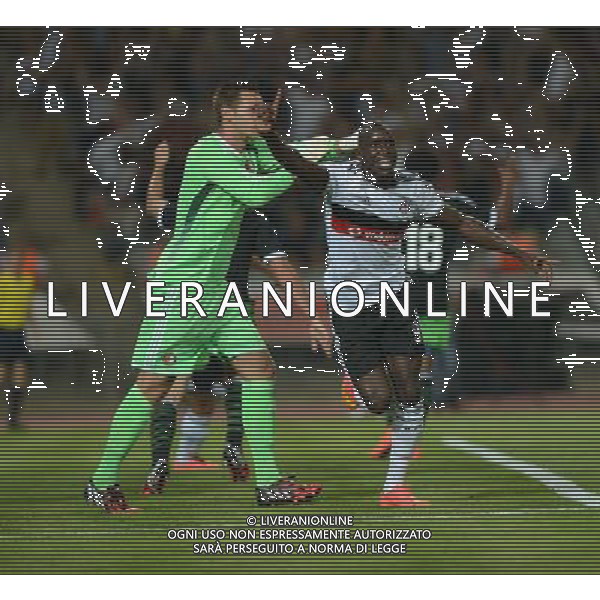 UEFA Champions League third leg qualification second leg match between Besiktas and Feyenoord at Olympic stadium in istanbul 06 august 2014. Pictured: Demba Ba of Besiktas. ELIMINACJE KWALIFIKACJE LIGA MISTRZOW SEZON 2014/2015 PILKA NOZNA FOT. Seskimphoto / NEWSPIX.PL POLAND, TURKEY, GERMANY, AUSTRIA AND UK OUT !!! --- Newspix.pl AG ALDO LIVERANI SAS ONLY ITALY *** Local Caption *** www.newspix.pl mail us: info@newspix.pl call us: 0048 022 23 22 222 --- Polish Picture Agency by Ringier Axel Springer Poland