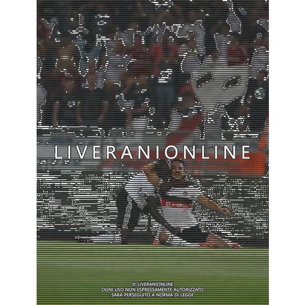 UEFA Champions League third leg qualification second leg match between Besiktas and Feyenoord at Olympic stadium in istanbul 06 august 2014. Pictured: Besiktas players celebrates after Demba Ba\'s goal. ELIMINACJE KWALIFIKACJE LIGA MISTRZOW SEZON 2014/2015 PILKA NOZNA FOT. Seskimphoto / NEWSPIX.PL POLAND, TURKEY, GERMANY, AUSTRIA AND UK OUT !!! --- Newspix.pl AG ALDO LIVERANI SAS ONLY ITALY *** Local Caption *** www.newspix.pl mail us: info@newspix.pl call us: 0048 022 23 22 222 --- Polish Picture Agency by Ringier Axel Springer Poland