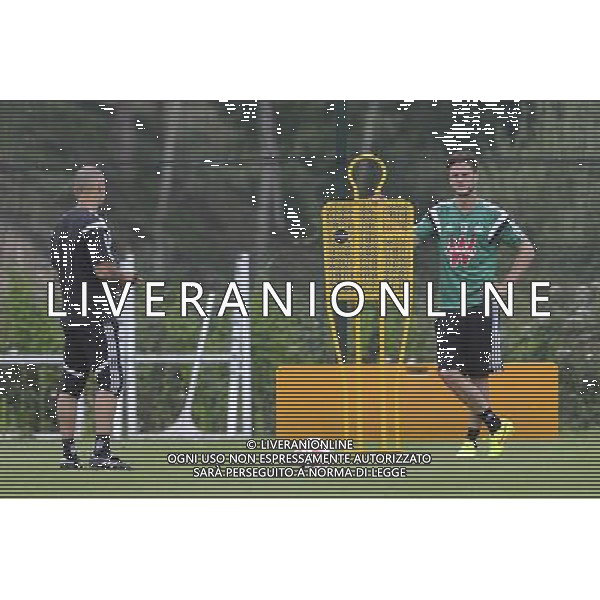 Ricky Van Wolfswinkel / Thierry Cotte - 07.08.2014 - Entrainement Saint Etienne Photo : Jean Paul Thomas / Icon Sport AG ALDO LIVERANI SAS ONLY ITALY