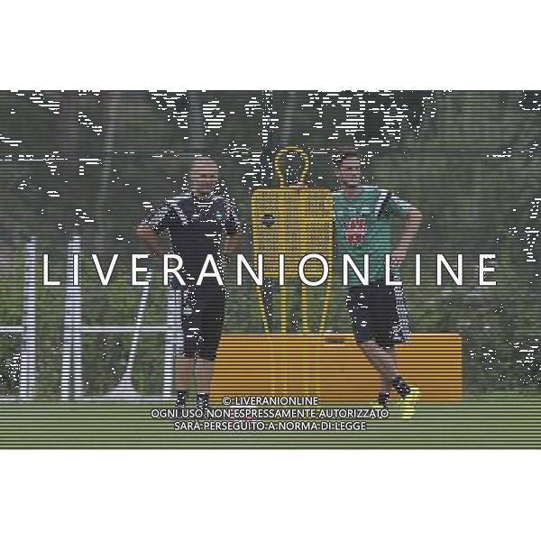 Ricky Van Wolfswinkel / Thierry Cotte - 07.08.2014 - Entrainement Saint Etienne Photo : Jean Paul Thomas / Icon Sport AG ALDO LIVERANI SAS ONLY ITALY