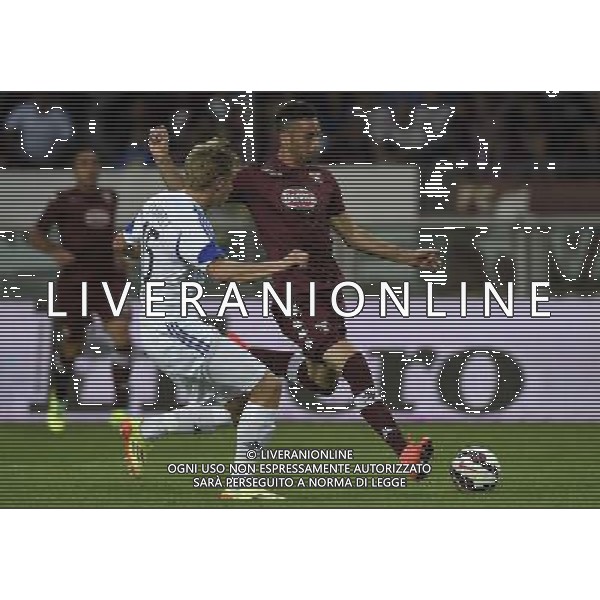 UEFA Europa League 2014/2015 Terzo Turno di Qualificazione Ritorno Torino - 07.08.2014 Torino-Brommapojkarna Nella Foto:il tiro di larrondo che porta all\'autogol di jonsson /Ph.Vitez-Ag. Aldo Liverani