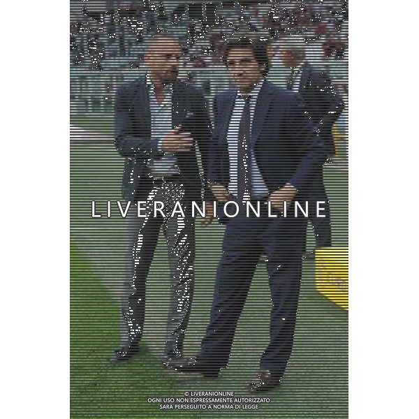 UEFA Europa League - 3¡ turno preliminare Torino 7-08-2014 Stadio Olimpico Torino - Brommapojkarna nella foto Petrachi e Cairo foto Roberto Garavaglia - ag. Aldo Liverani