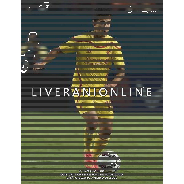 Guinnes International Champions Cup 2014 Finale Miami - 04.08.2014 Manchester United-Liverpool Nella Foto:Coutinho Philippe /Ph.Vitez-Ag. Aldo Liverani