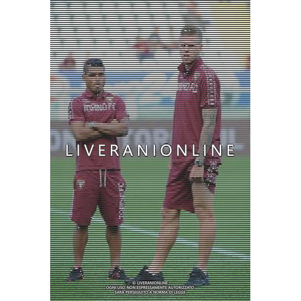 UEFA Europa League - 3Â° turno preliminare Torino 7-08-2014 Stadio Olimpico Torino - Brommapojkarna nella foto Josef Martinez (Torino) a SX e Pontus Jansson (Torino) foto Roberto Garavaglia - ag. Aldo Liverani
