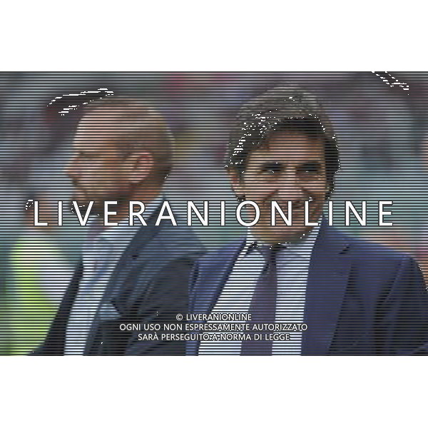 UEFA Europa League - 3Â° turno preliminare Torino 7-08-2014 Stadio Olimpico Torino - Brommapojkarna nella foto Urbano Cairo presidente del Torino e sulla SX Gianluca Petrachi direttore sportivo del Torino foto Roberto Garavaglia - ag. Aldo Liverani