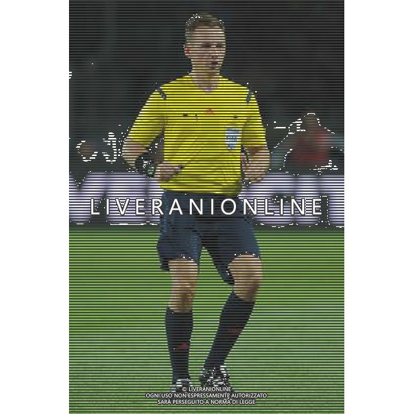 UEFA Europa League - 3Â° turno preliminare Torino 7-08-2014 Stadio Olimpico Torino - Brommapojkarna nella foto l\'arbitro Pavel Raczkowski (Polonia) foto Roberto Garavaglia - ag. Aldo Liverani