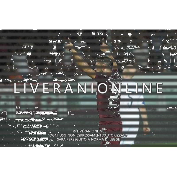 UEFA Europa League - 3Â° turno preliminare Torino 7-08-2014 Stadio Olimpico Torino - Brommapojkarna nella foto Quagliarella segna il 3 a 0 foto Roberto Garavaglia - ag. Aldo Liverani