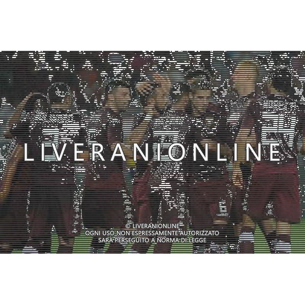 UEFA Europa League - 3Â° turno preliminare Torino 7-08-2014 Stadio Olimpico Torino - Brommapojkarna nella foto giocatori del Torino esultano dopo un gol foto Roberto Garavaglia - ag. Aldo Liverani