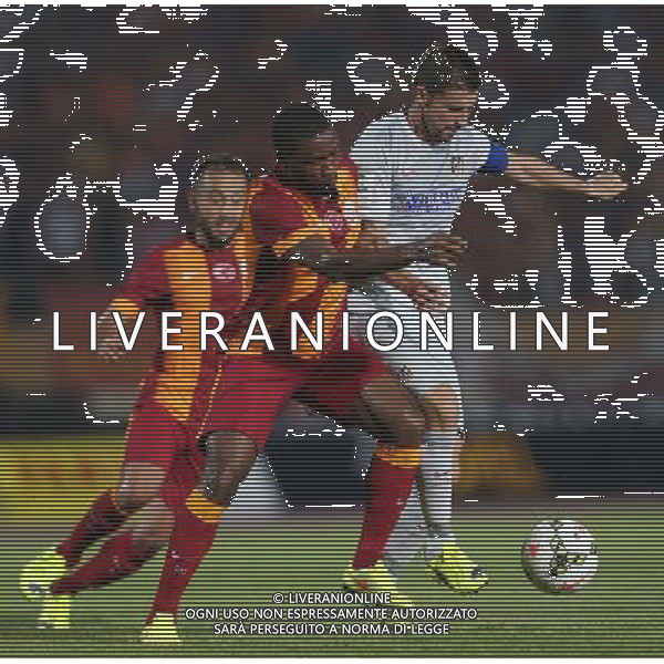 Friendly match between Galatasaray and Atletico Madrid at Ataturk stadium in Izmir. Score: Galatasaray 0 - Atletico Madrid 0 Pictured: Aurelien Chedjou of Galatasaray and Diego Godin of Atletico Madrid. PUBLICATIONxNOTxINxTUR Friendly Match between Galatasaray and Atletico Madrid AT Ataturk Stage in Izmir Score Galatasaray 0 Atletico Madrid 0 Aurelien Chedjou of Galatasaray and Diego Godin of Atletico Madrid PUBLICATIONxNOTxINxTUR AG ALDO LIVERANI SAS ONLY ITALY