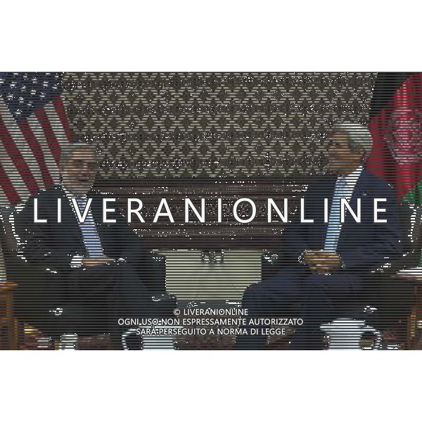 (140808) -- KABUL, Aug. 8, 2014 () -- U.S. Secretary of State John Kerry (R) meets with Afghan presidential candidate Abdullah Abdullah in Kabul Aug. 7, 2014. John Kerry arrived on Thursday in Afghanistan to hold talks with the Afghan leaders and presidential candidates over the presidential election and the situation in the war-torn country. (/Stringer) ©photoshot/Agenzia Aldo Liverani sas - ITALY ONLY - EDITORIAL USE ONLY