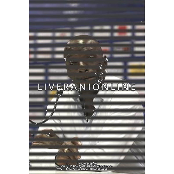Claude MAKELELE - 07.08.2014 - Conference de presse - Bastia Photo : Michel Maestracci / Icon Sport AG ALDO LIVERANI SAS ONLY ITALY