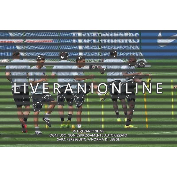 Thiago Motta / Thiago Silva / Zoumana Camara - 07.08.2014 - Entrainement Paris Saint Germain - Centre d\'entrainement Ooredoo Photo : Aurelien Meunier / Icon Sport AG ALDO LIVERANI SAS ONLY ITALY *** Local Caption ***