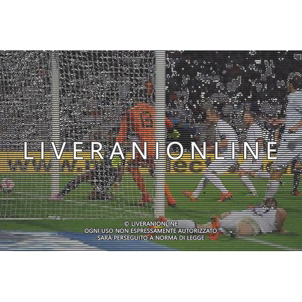 But de Alexandre Lacazette - 07.08.2014 - Lyon / Mlada Boleslav - Tour preliminaire de Ligue Europa 2014/2015 Photo : Jean Paul Thomas / Icon Sport *** Local Caption *** AG ALDO LIVERANI SAS ONLY ITALY *** Local Caption *** AG ALDO LIVERANI SAS ONLY ITALY