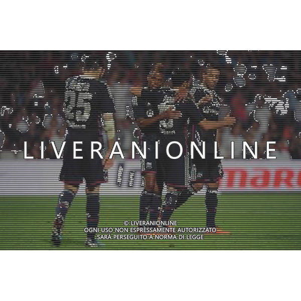Clinton Njie - 07.08.2014 - Lyon / Mlada Boleslav - Tour preliminaire de Ligue Europa 2014/2015 Photo : Jean Paul Thomas / Icon Sport *** Local Caption *** AG ALDO LIVERANI SAS ONLY ITALY *** Local Caption *** AG ALDO LIVERANI SAS ONLY ITALY