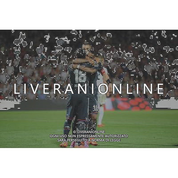 Maxime GONALONS / Alexandre Lacazette / Nabil Fekir - 07.08.2014 - Lyon / Mlada Boleslav - Tour preliminaire de Ligue Europa 2014/2015 Photo : Jean Paul Thomas / Icon Sport AG ALDO LIVERANI SAS ONLY ITALY