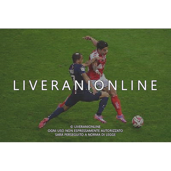 Rodrigues DIEGO RIGONATO / LUCAS MOURA - 08.08.2014 - Reims / Paris Saint Germain - 1er journee de Ligue 1 Photo : Dave Winter / Icon Sport AG ALDO LIVERANI SAS ONLY ITALY