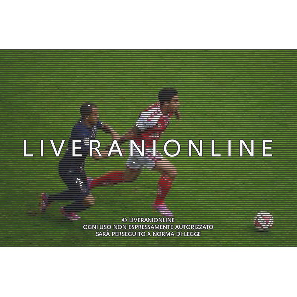 Rodrigues DIEGO RIGONATO / LUCAS MOURA - 08.08.2014 - Reims / Paris Saint Germain - 1er journee de Ligue 1 Photo : Dave Winter / Icon Sport AG ALDO LIVERANI SAS ONLY ITALY