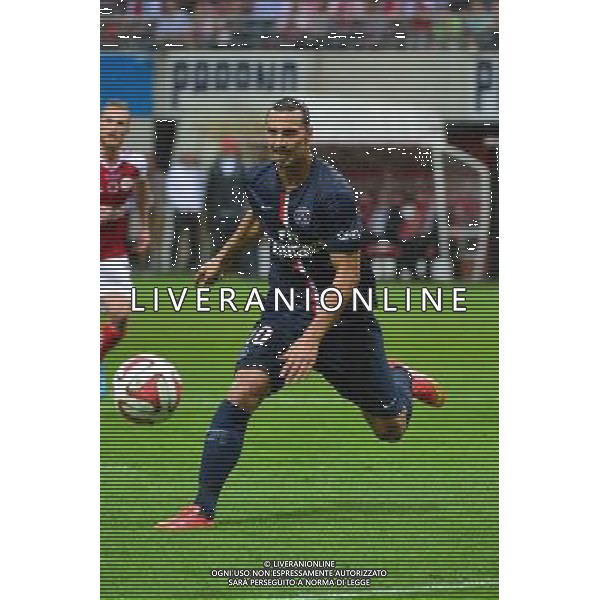 Zlatan IBRAHIMOVIC - 08.08.2014 - Reims / Paris Saint Germain - 1er journee de Ligue 1 Photo : Dave Winter / Icon Sport AG ALDO LIVERANI SAS ONLY ITALY