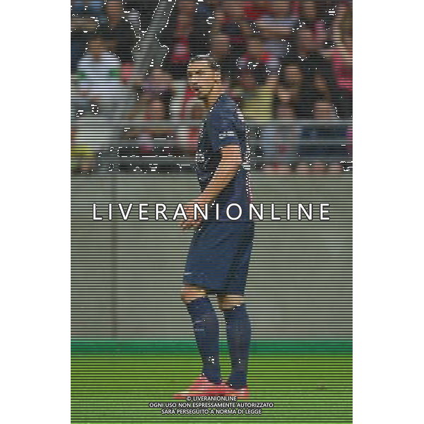 Zlatan IBRAHIMOVIC - 08.08.2014 - Reims / Paris Saint Germain - 1er journee de Ligue 1 Photo : Dave Winter / Icon Sport AG ALDO LIVERANI SAS ONLY ITALY