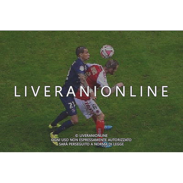 Gregory VAN DER WIEL / Antoine DEVAUX - 08.08.2014 - Reims / Paris Saint Germain - 1er journee de Ligue 1 Photo : Dave Winter / Icon Sport AG ALDO LIVERANI SAS ONLY ITALY