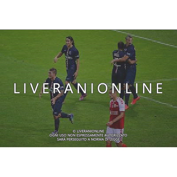 Joie Edinson CAVANI - 08.08.2014 - Reims / Paris Saint Germain - 1er journee de Ligue 1 Photo : Dave Winter / Icon Sport AG ALDO LIVERANI SAS ONLY ITALY