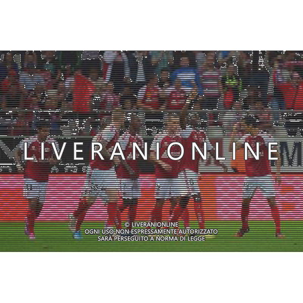 Joie Prince ONIANGUE - 08.08.2014 - Reims / Paris Saint Germain - 1er journee de Ligue 1 Photo : Dave Winter / Icon Sport AG ALDO LIVERANI SAS ONLY ITALY