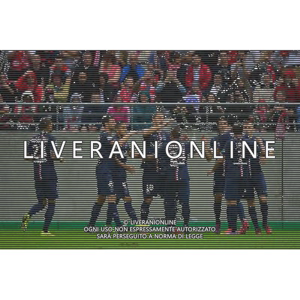 Joie Zlatan IBRAHIMOVIC - 08.08.2014 - Reims / Paris Saint Germain - 1er journee de Ligue 1 Photo : Dave Winter / Icon Sport AG ALDO LIVERANI SAS ONLY ITALY