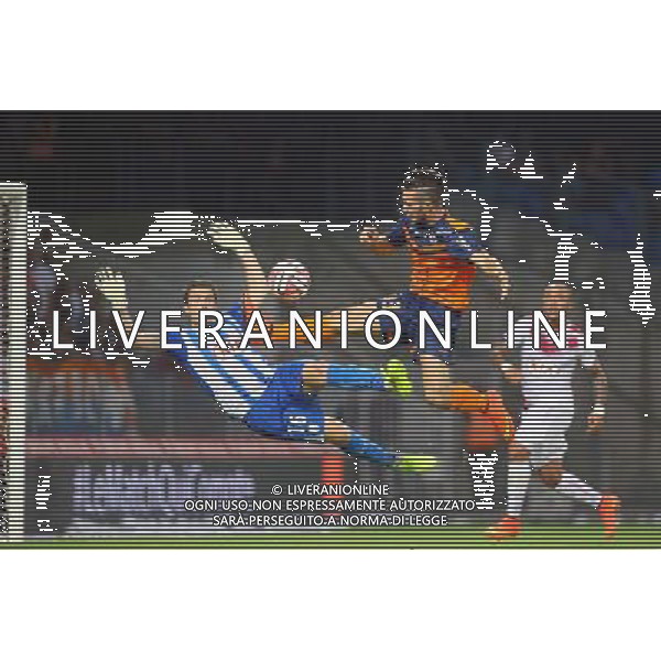 Cedric CARRASSO / Anthony RIBELIN - 09.08.2014 - Montpellier / Bordeaux - 1er journee de Ligue 1 Photo : Nicolas Guyonnet / Icon Sport /Agenzia Aldo Liverani sas - ITALY ONLY - EDITORIAL USE ONLY
