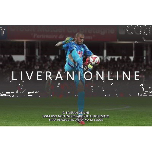 Stephane Ruffier - 09.08.2014 - Guingamp / Saint Etienne - 1er journee de Ligue 1 Photo : Philippe Le Brech / Icon Sport /Agenzia Aldo Liverani sas - ITALY ONLY - EDITORIAL USE ONLY
