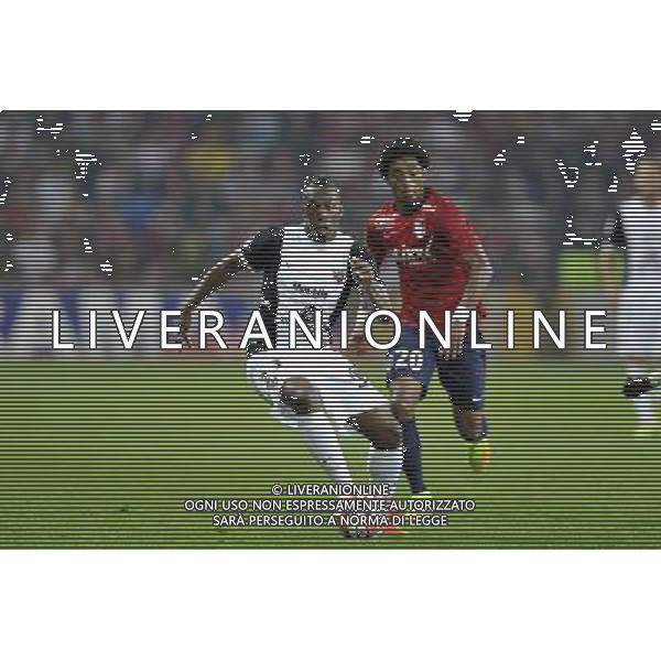 Yeni NGBAKOTO / Ryan MENDES - 09.08.2014 - Lille / Metz - 1er journee de Ligue 1 Photo : Aurelien Meunier / Icon Sport /Agenzia Aldo Liverani sas - ITALY ONLY - EDITORIAL USE ONLY