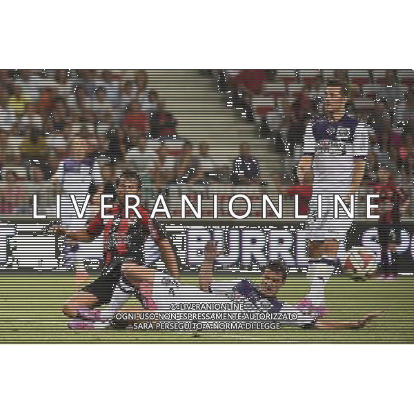 Dario CVITANICH / Dusan VESKOVAC - 09.08.2014 - Nice / Toulouse - 1er journee de Ligue 1 Photo : Fred Porcu / Icon Sport /Agenzia Aldo Liverani sas - ITALY ONLY - EDITORIAL USE ONLY