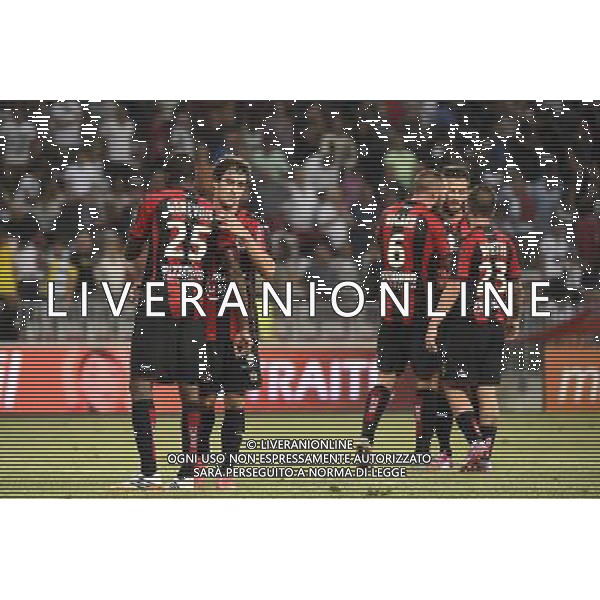 Joie Nice - Romain GENEVOIS / Gregoire PUEL - 09.08.2014 - Nice / Toulouse - 1er journee de Ligue 1 Photo : Fred Porcu / Icon Sport /Agenzia Aldo Liverani sas - ITALY ONLY - EDITORIAL USE ONLY
